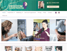Tablet Screenshot of freedomchinesemedicine.com